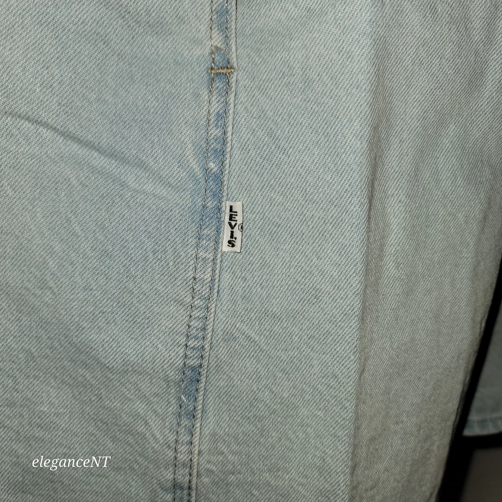 Levi's Light Blue Casual Tee Dress Sz: L NWT - Picture 7 of 12